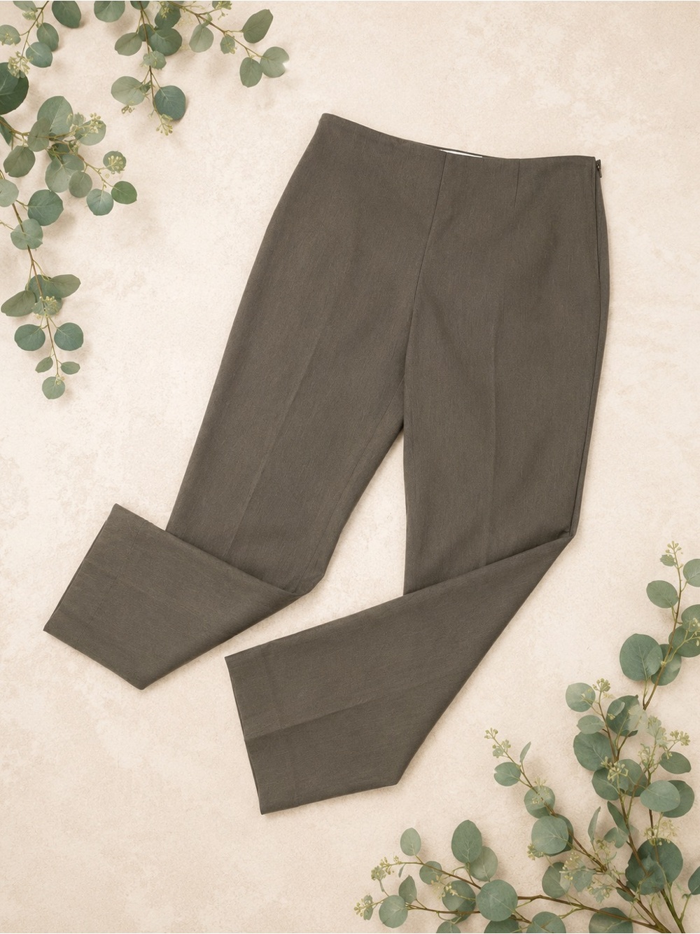 Elliott Lauren Side Zip Trousers | Sculpting Pull-On Work Pants